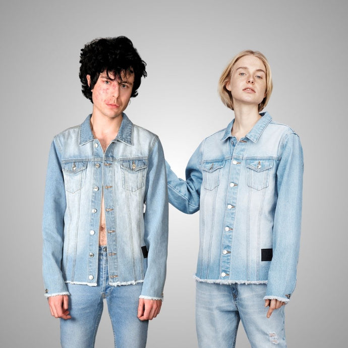 UNISEX DENIM JACKET LIGHT BLUE