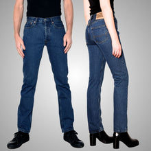 Load image into Gallery viewer, 105 UNISEX JEANS DARK BLUE