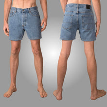 Load image into Gallery viewer, UNISEX DENIM SHORTS BLUE