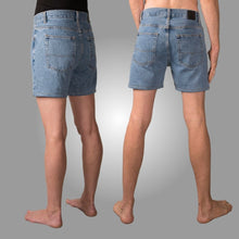 Load image into Gallery viewer, UNISEX DENIM SHORTS BLUE